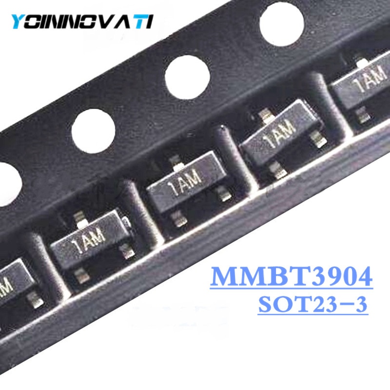 100 CÁI MMBT3904 2N3904 SOT23 3904 SOT SMD SOT-23 SOT23-3 1AM Bóng bán dẫn Mới nguyên bản