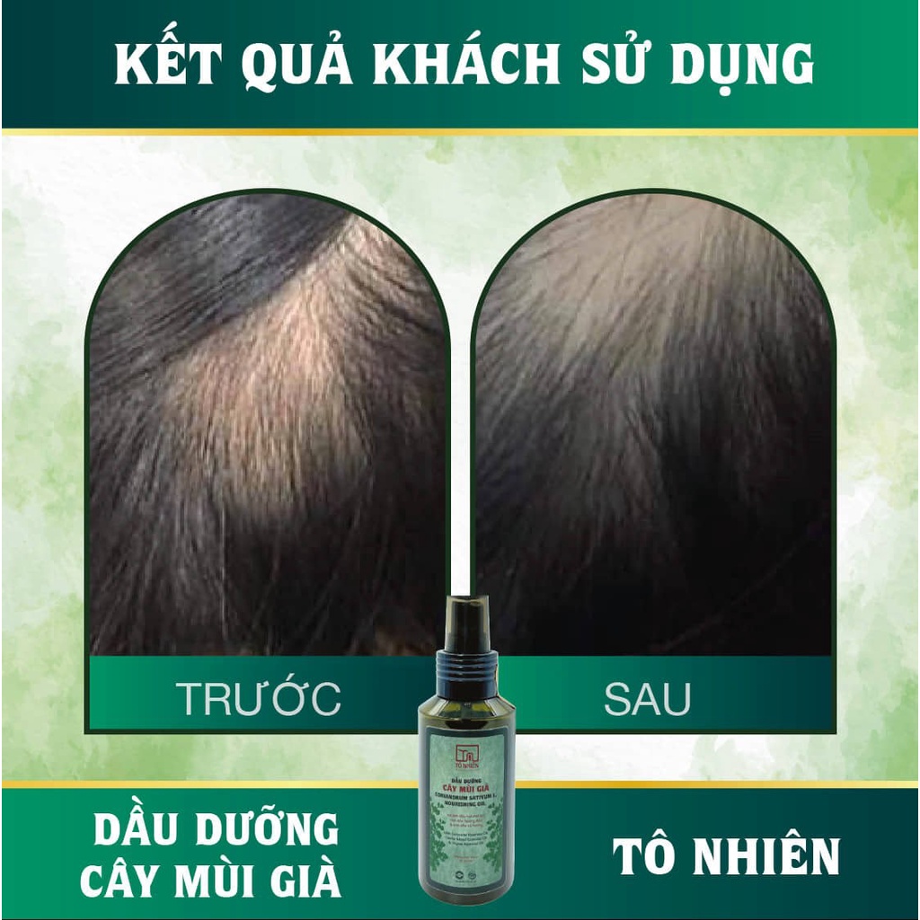 Dầu dưỡng tóc thảo mộc cây mùi già Tô Nhiên 100gram - Phục hồi tóc, giúp da đầu khỏe mạnh