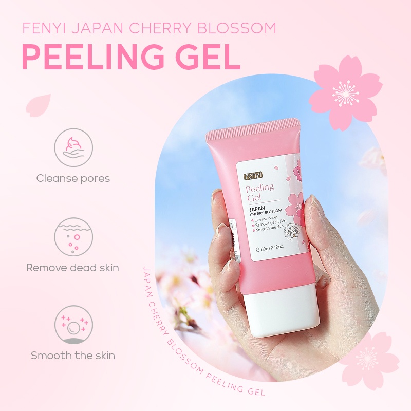 Gel lột mụn đầu đen FENYI chiết xuất hoa anh đào 60g làm sạch lỗ chân lông tiện lợi