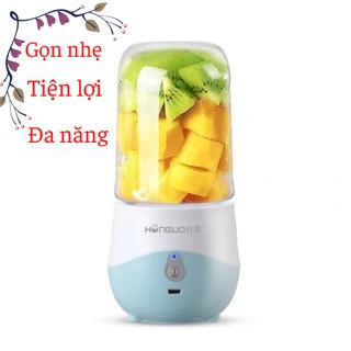 Máy xay sinh tố cầm tay mini sạc pin, Máy say sinh tố cầm tay đa năng mini 300ml