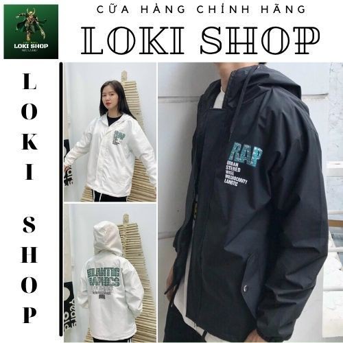 Áo khoác dù Chống Nắng cho nam nữ và cặp đôi in RAP LOKI SHOP , Jacket ulzzang 3 màu unisex