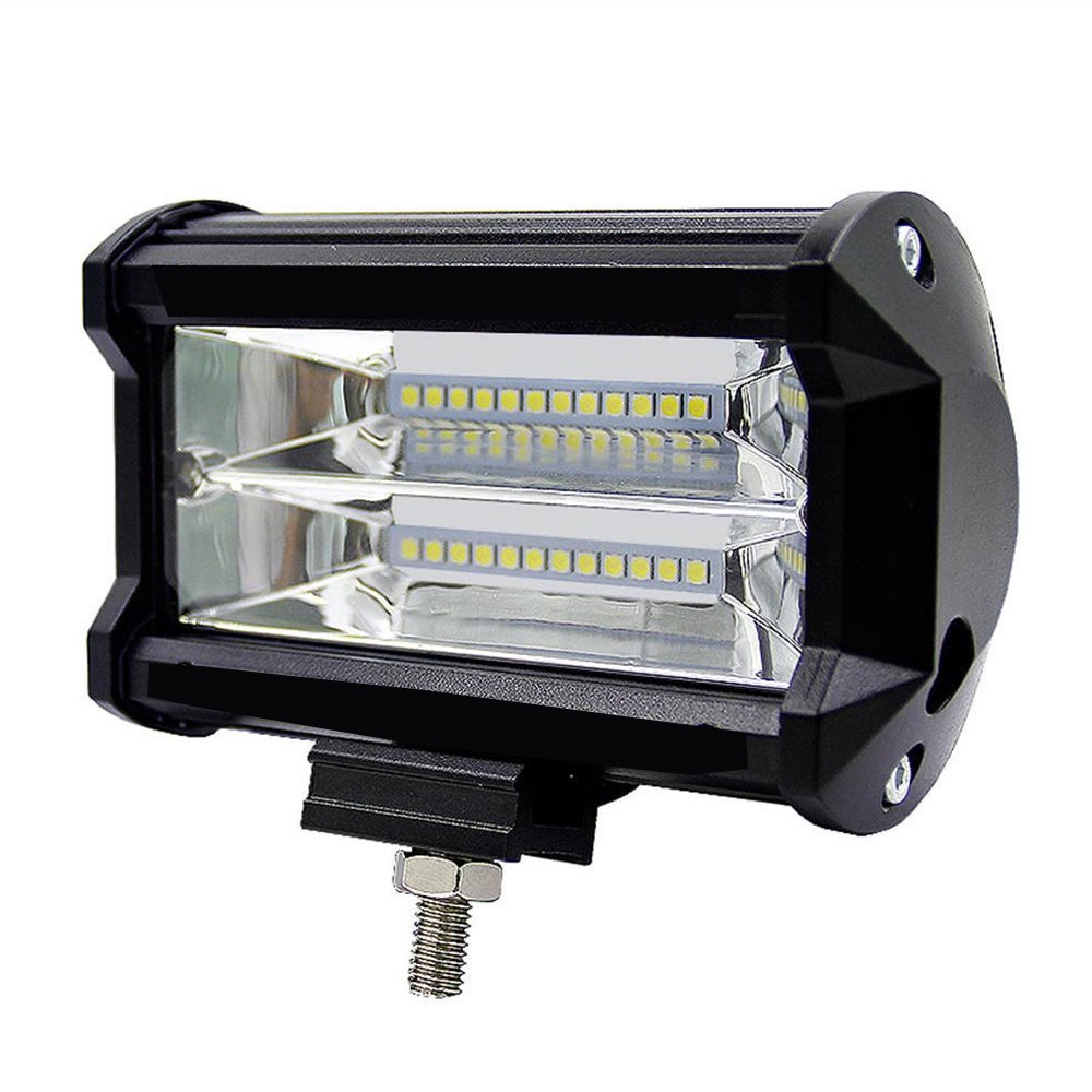 Bigbox 4inch 72W 2-Row LED Work Light Bar Flood Lamp for Off-road SUVs Boats Jeeps LQ0225