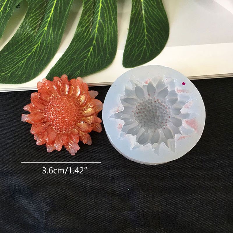 Khuôn Silicone Làm Mặt Dây Chuyền 3d Hình Hoa Sen 10 Kiểu