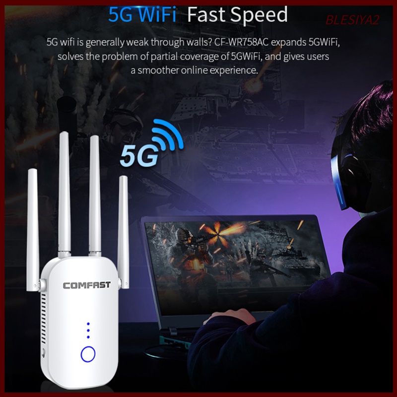 Thiết Bị Khuếch Đại Tín Hiệu Wifi Không Dây Blesiya2 1200mbps | BigBuy360 - bigbuy360.vn