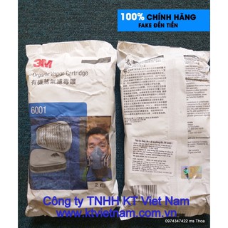 PHIN LỌC 3M 6001 Hàn Quốc, phin lọc 3M 6001 chính hãng