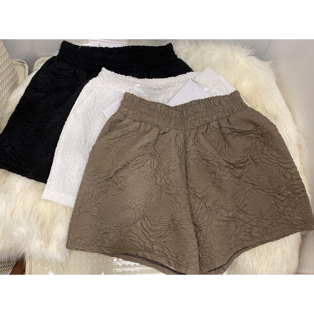 Quần Short Nữ phồng dập hoa nổi thời trang - M866
