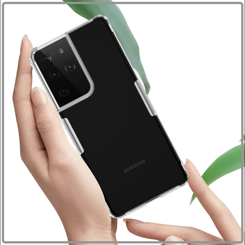 Ốp lưng cho Samsung S21 - S21 Plus - S21 Ultra TPU trong suốt Nillkin NATURE - Hàng Nhập Khẩu