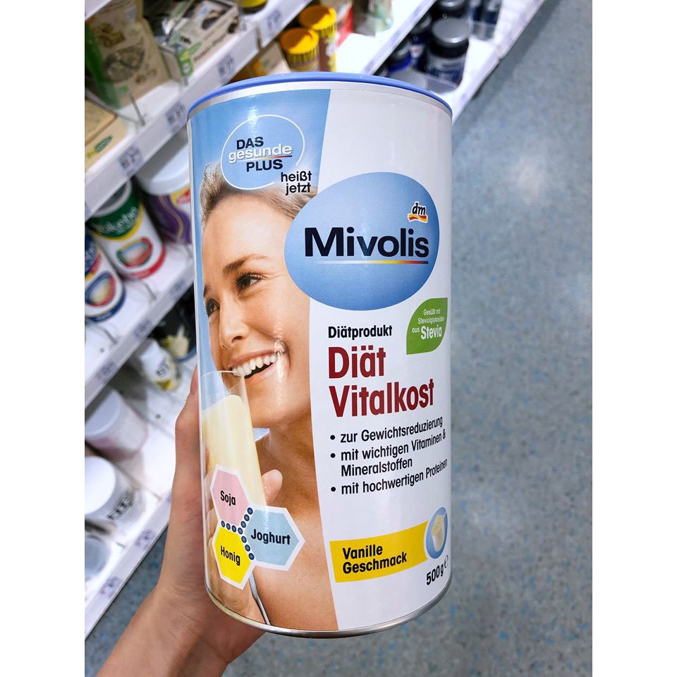 Sữa bột Ăn Kiêng của Mivolis, hàng nội địa Đức, 500g