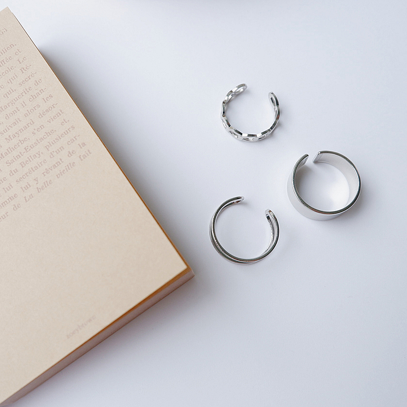 Nhẫn Đeo Tay Kim Loại Phong Cách Hip Hop Cho Nữ