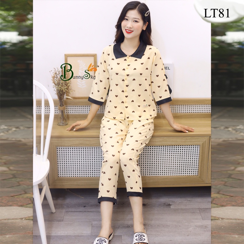 [Bunnysky] ĐỒ BỘ MẶC NHÀ, SAU SINH, ĐỒ BỘ NỮ MẶC NHÀ, ĐỒ NGỦ NỮ CHẤT VẢI LỤA ĐẸP HẾT Ý