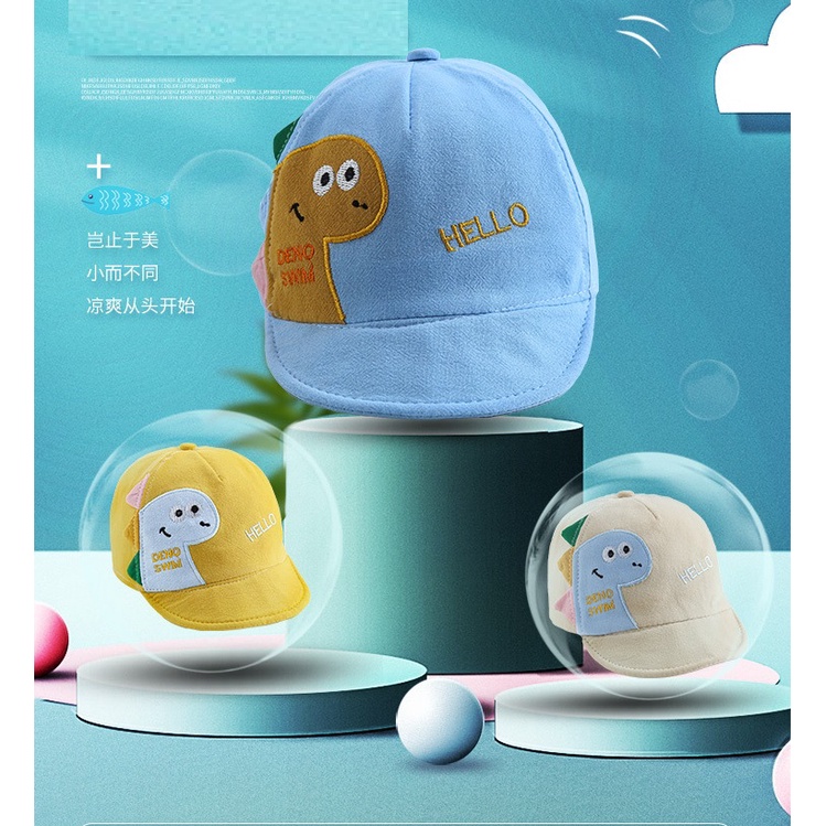 Mũ lưỡi trai nhiều màu cho bé trai và bé gái 1-4 tuổi - MU32