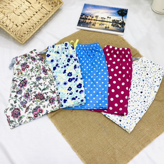 QUẦN ĐÙI COTTON HOẠ TIẾT CHO BÉ GÁI 24-50kg