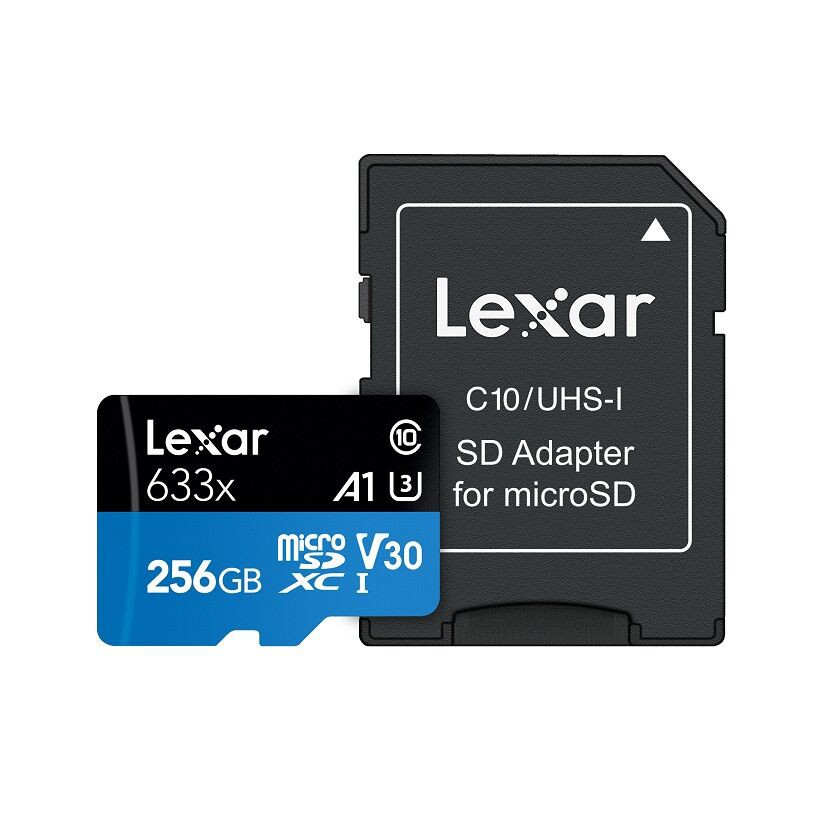 Thẻ nhớ microSDXC Lexar 633x C10,95MB/s 256GB | BigBuy360 - bigbuy360.vn
