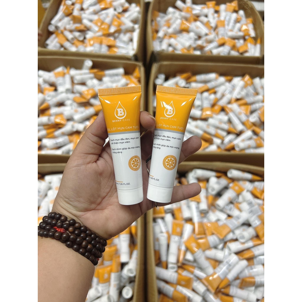 GEL LỘT MỤN CAM TƯƠI BENNY CARE - GEL LỘT MỤN MD BEAUTY CHÍNH HÃNG