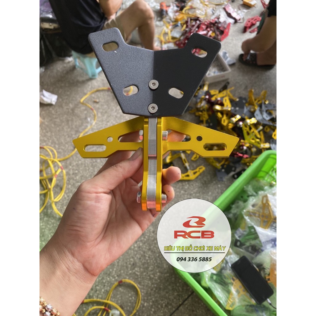Bắt biển gập gầm CNC cho Ex 150, Winer