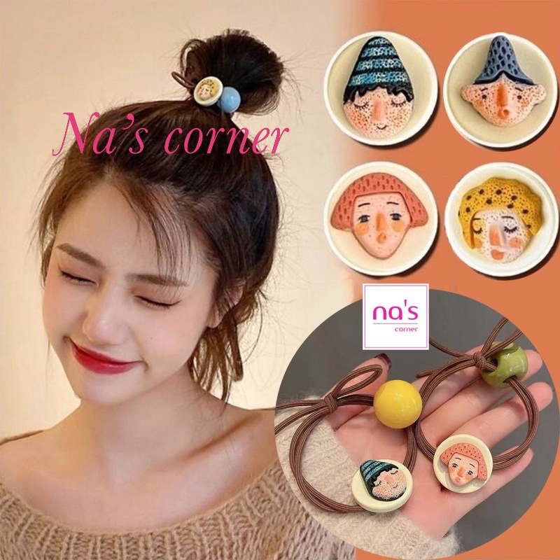 Cột tóc hoạt hình ngộ nghĩnh phong cách Hàn quốc