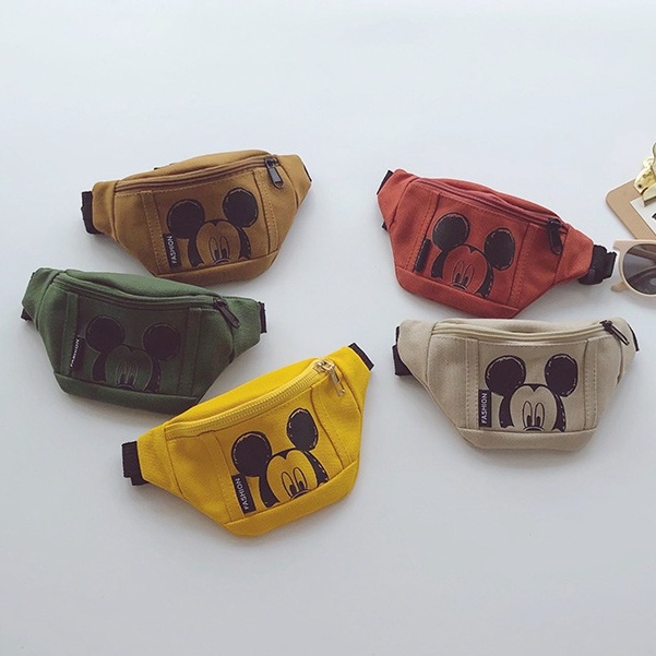 Túi Đeo Chéo Họa Tiết Hoạt Hình Phong Cách Hàn Quốc Dễ Thương Cho Bé Gái