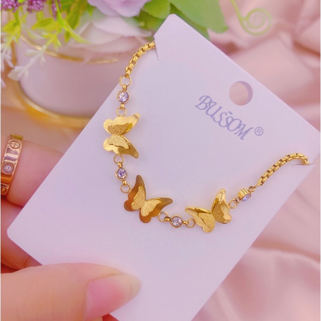 Lắc Tay Dây Rút Chạm Cát Titan Ko Đen TT 4209