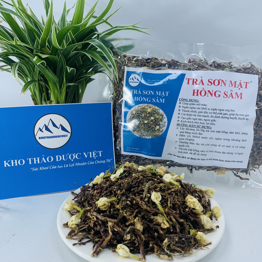 Trà sơn mật hồng sâm loại 1 có hút chân không khô, thơm, sạch | BigBuy360 - bigbuy360.vn