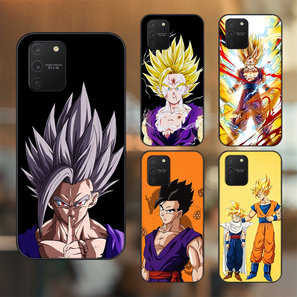 Ốp lưng Samsung S10 Lite viền đen in hình Gohan Dragon Ball