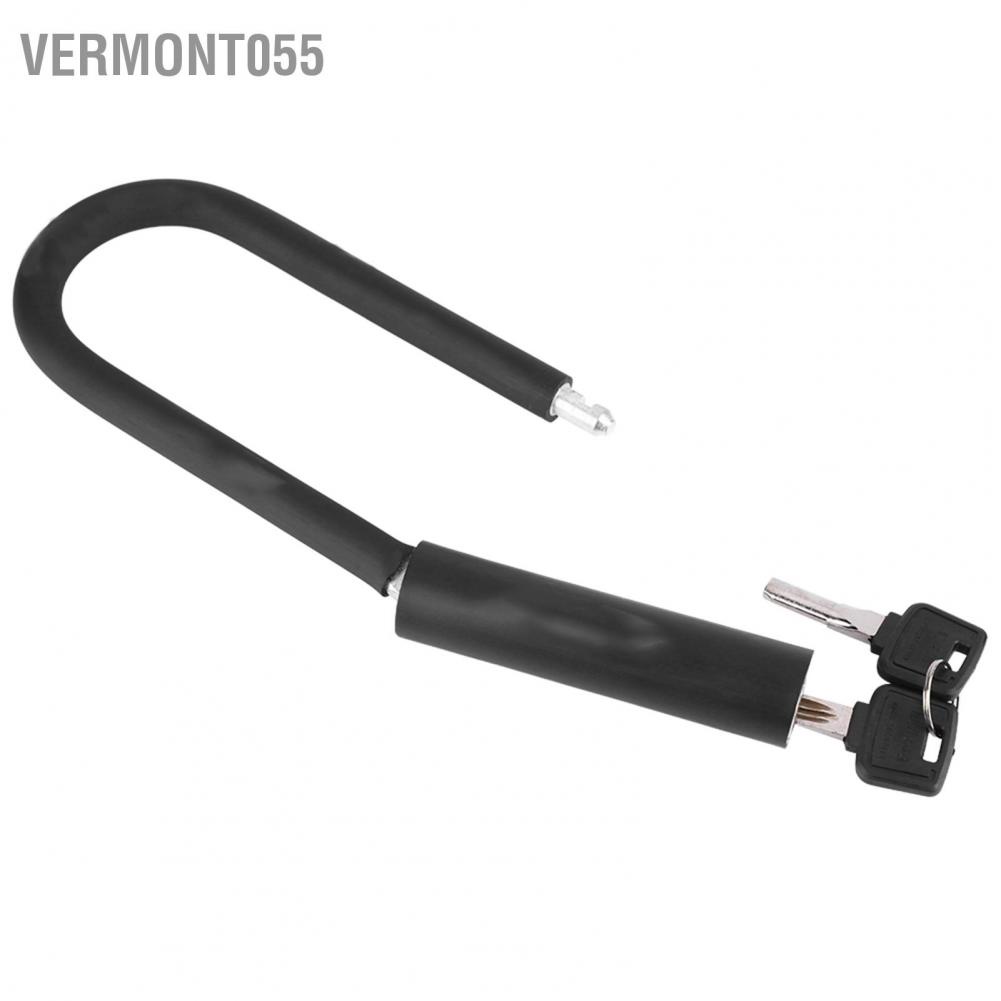 Vermont055 Vermont055 Xe đạp xe Khóa định hình bằng thép chống trộm Chống thấm nước Ổ khóa lõi đồng nguyên chất rỉ