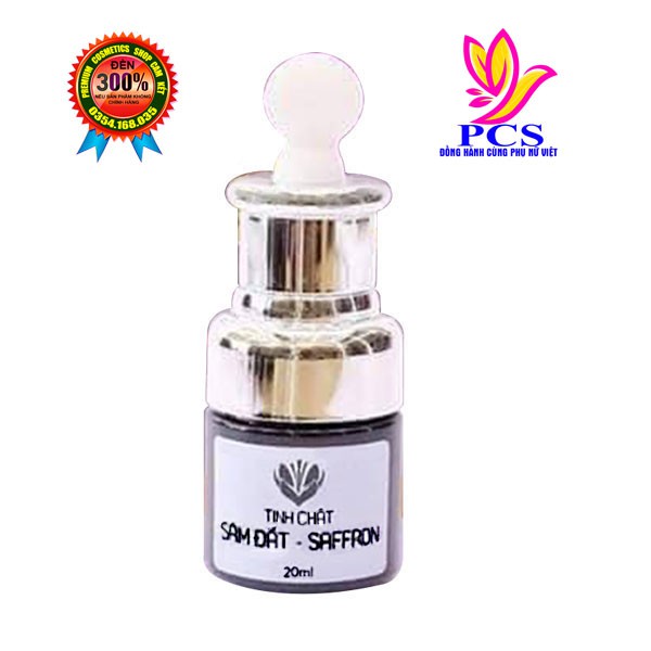 Serum Chuyên Về Mụn Tinh Chất Sâm Đất Saffron, Đánh Bật Các Loại Mụn, Thâm Nám, Se Khít Lỗ Chân Lông, Trắng Da, 20ml
