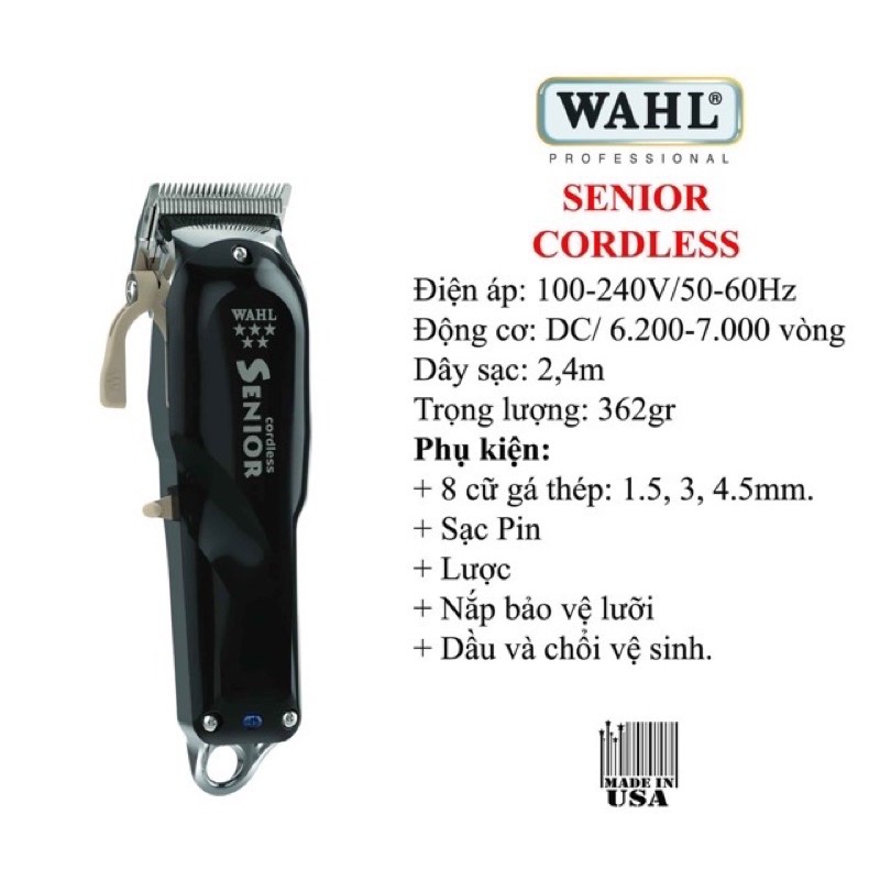 Tông đơ Wahl Senior Pin (quốc tế) - made in USA