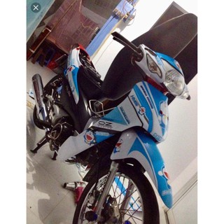 Tem trùm xe Wave Alpha mẫu Doremon