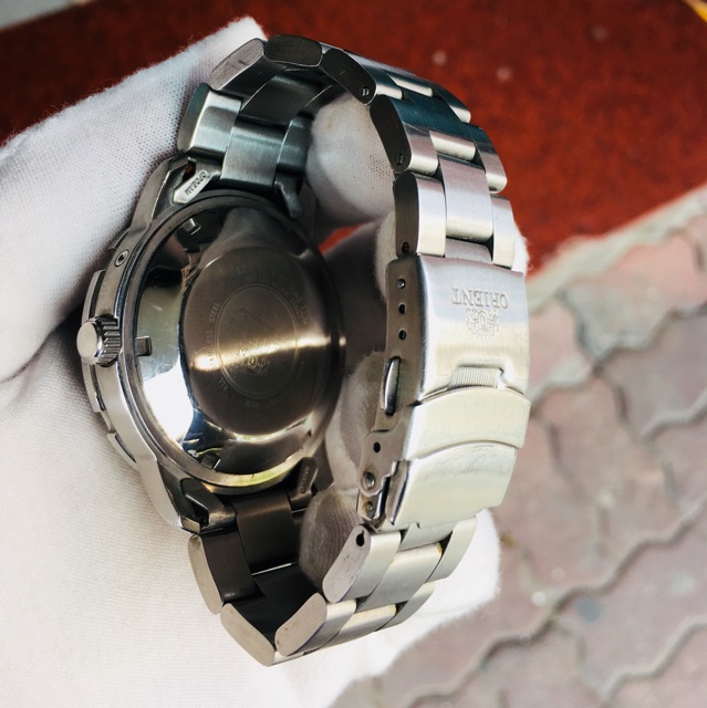 Đồng hồ orient nam cơ tự động mặt số la tinh , viền xoay tọa độ , máy nguyên zin