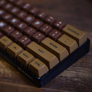 Keycap DAGK CHOCOLATE ABS Double Shot 108 Phím SA Profile