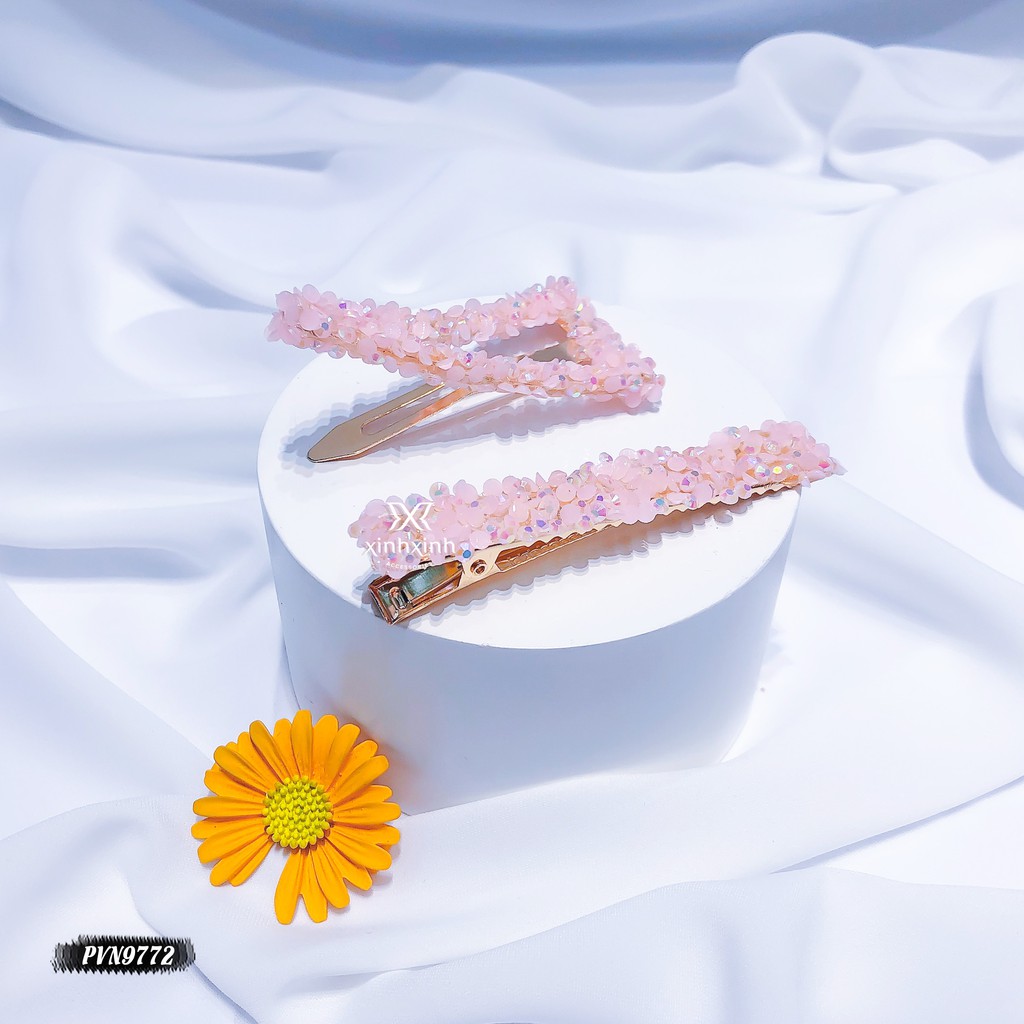 Set kẹp tóc, cặp tóc mái đá rối - Xinh Xinh Accessories