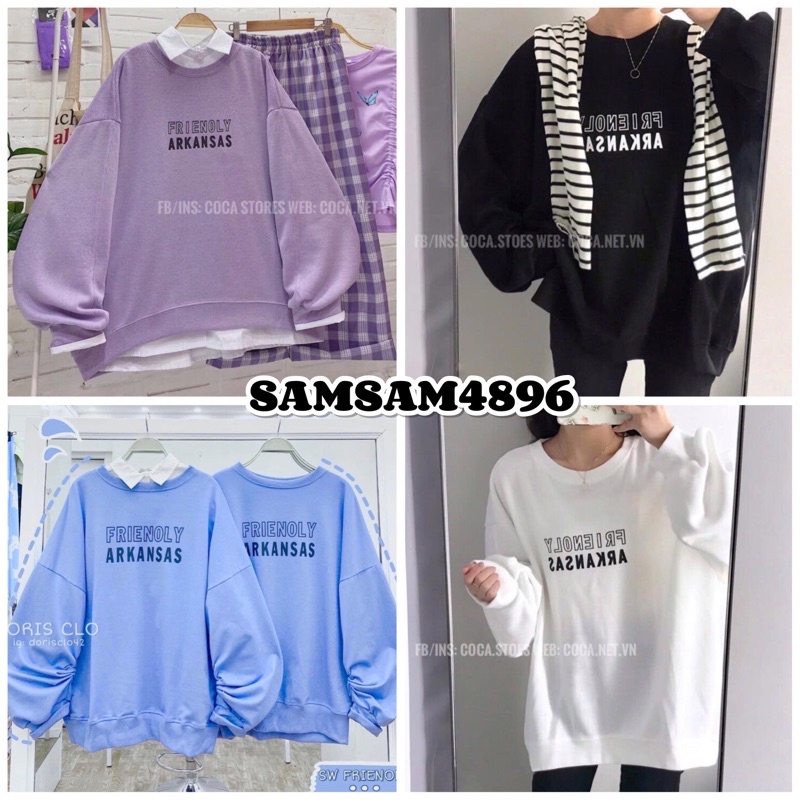 [Mã SKAMSALE9 giảm 10% đơn 200K] [FREESHIP 50K]Áo sweater nỉ FRIENDOLY ulzang(ảnh thật, video)