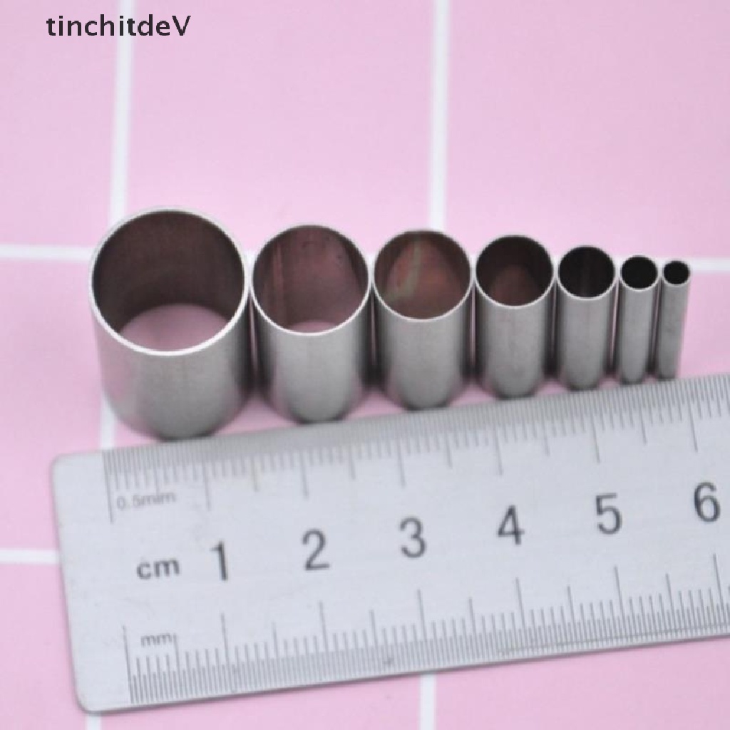 Bộ 7 Khuôn Cắt Đất Sét Hình Tròn Tiện Dụng