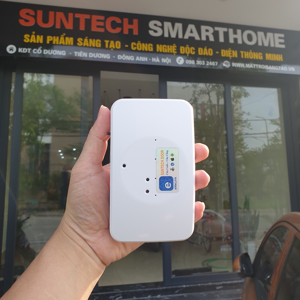 Bộ phát sóng điều khiển cửa cuốn wifi qua điện thoại Ewelink
