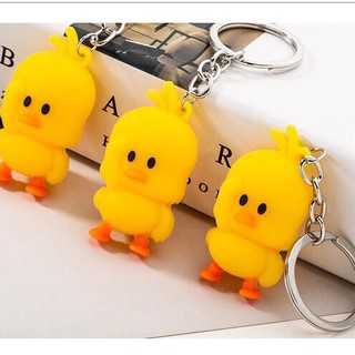 Móc Khóa Vịt Vàng Cute Dễ Thương
