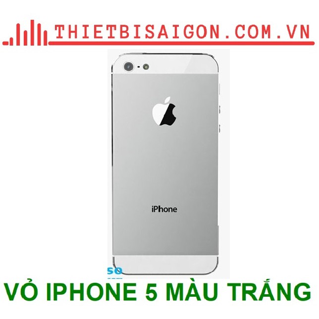 VỎ IPHONE 5 MÀU TRẮNG [ VỎ ĐẸP ]