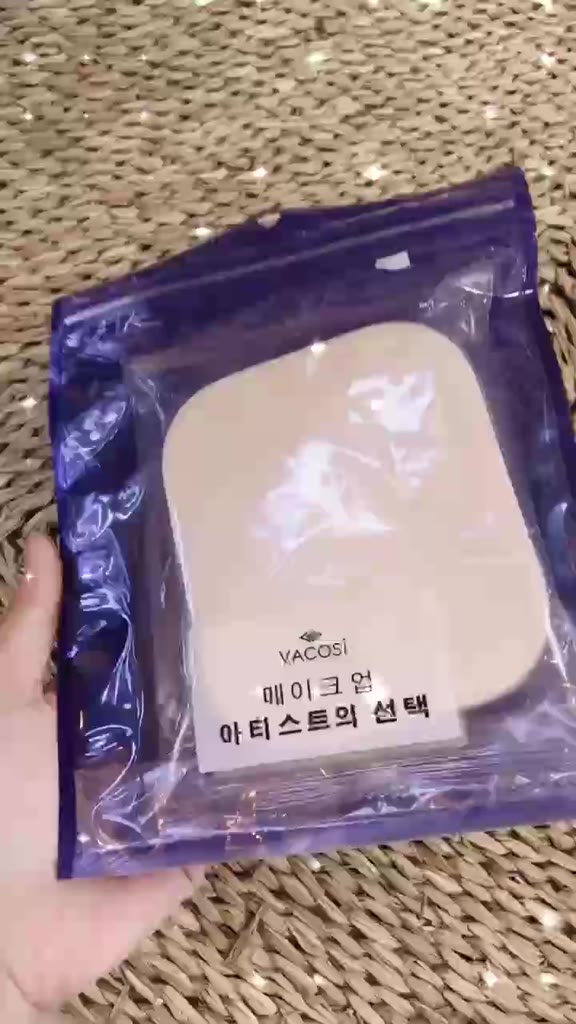 Dụng Cụ Bông Rửa Mặt Vacosi Bọt Biển Màu Trắng Kem BP26 | BigBuy360 - bigbuy360.vn