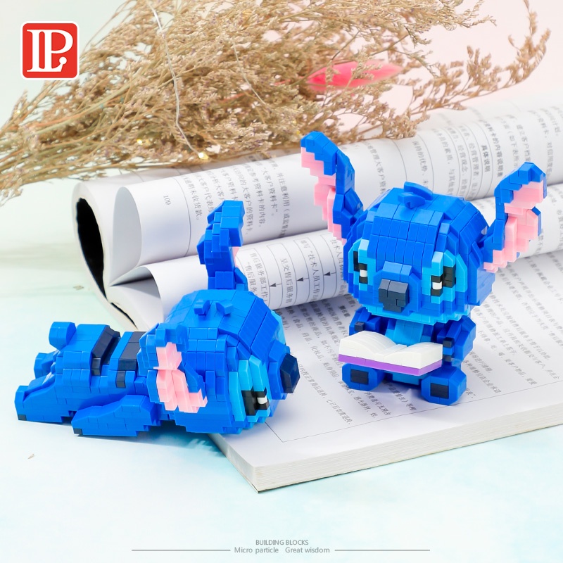 Đồ Chơi Lắp Ráp Mô Hình Nhân Vật Hoạt Hình Stitch Sáng Tạo210640~210643