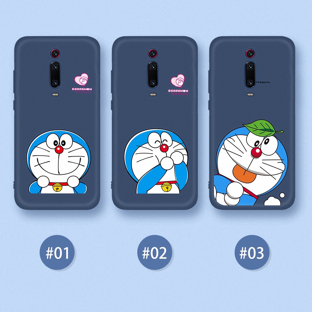 Doraemon Pattern Phone Case for  Xiaomi Redmi Note 5 6 7 8 Pro 6A 7A 7 K20 Pro Cartoon Soft Painted Case