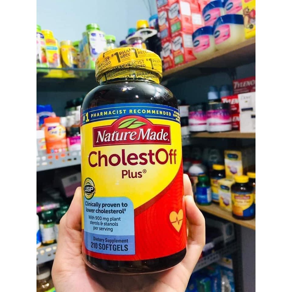 Viên giảm cholesterol Nature Made Cholest-Off Plus 210v