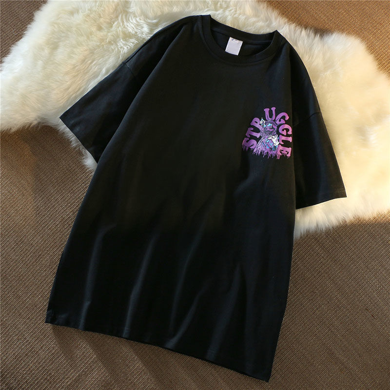 Áo thun NRVP ngắn tay cổ tròn thời trang cho nữ 2021