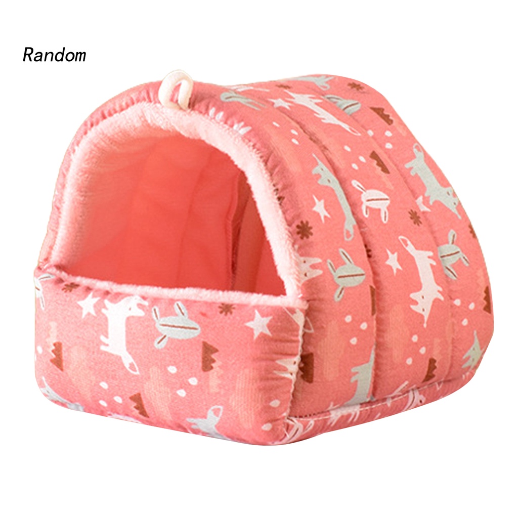 Nhà giữ ấm cho chuột hamster/ sóc tùy chọn họa tiết và màu sắc