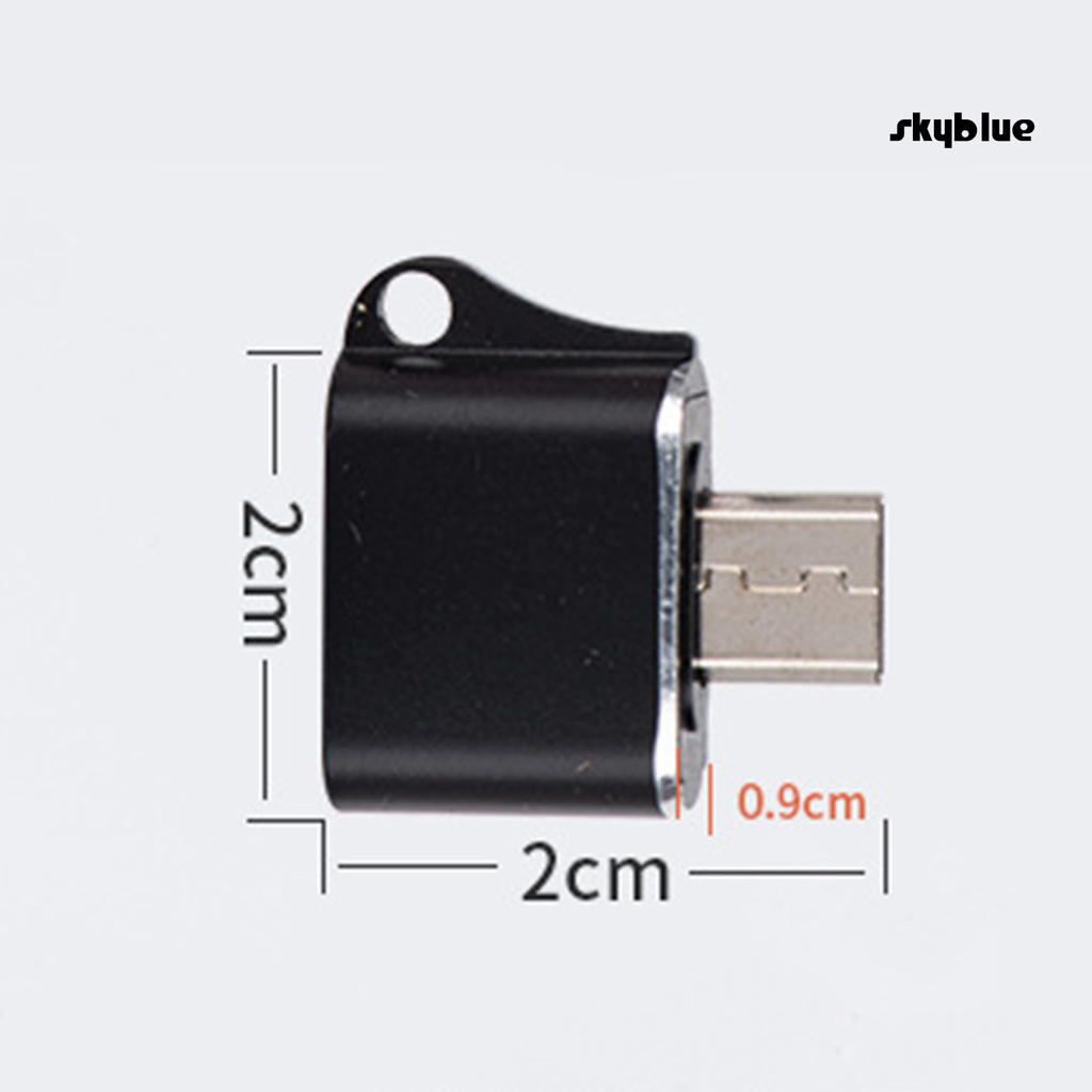 [SK]Charger Adapter Charging Data Transmission Mini Micro-USB to USB Female Converter for Mobile Phone