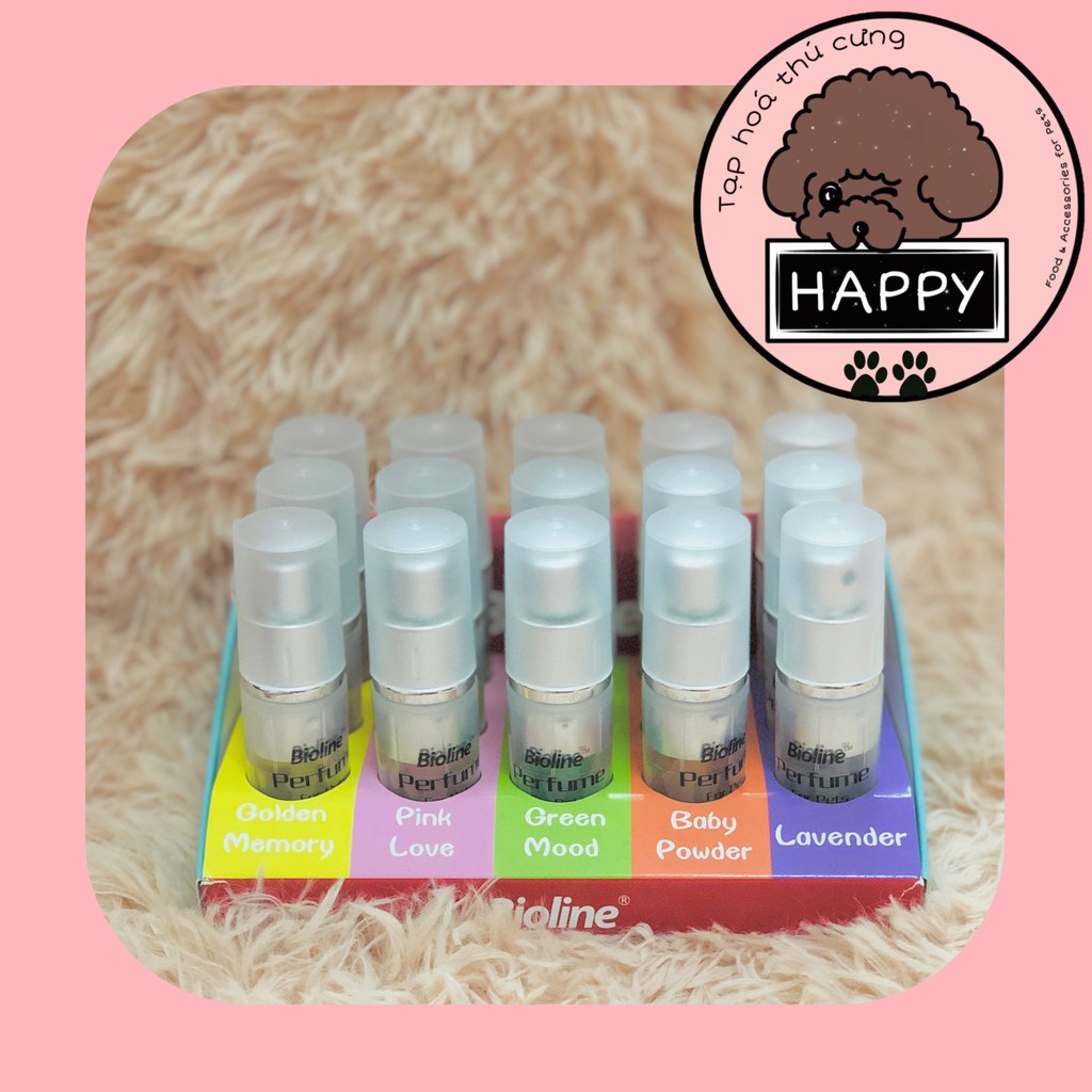 Nước hoa mini Bioline cho chó mèo - Đồ dùng chó mèo [Ảnh thật] [Có sẵn] - Tạp Hóa Thú Cưng Happy