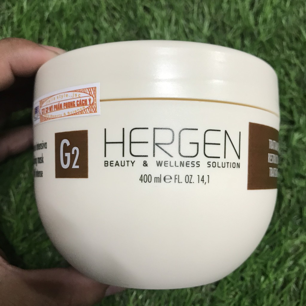 Mặt nạ tái tạo và nuôi dưỡng tóc hư tổn Hergen G2 Intense Nourishing Mask 400ml