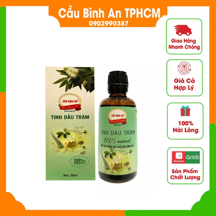 Tinh Dầu Tràm Cầu Bình An Chiết Xuất 100% Thiên Nhiên Có Công Dụng Tuyệt Vời Cho Sức Khoẻ Của Trẻ Em