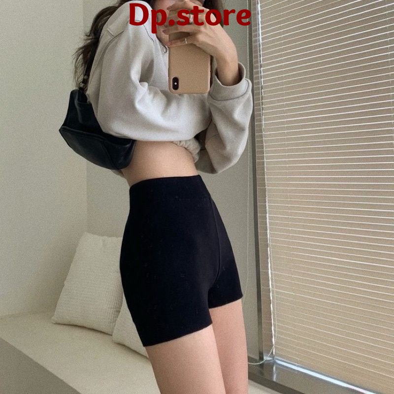 Quần Legging Nữ Cộc Đùi - Short ngắn ôm body dáng skinny phong cách thể thao năng động sporty cá tính ulzzang