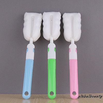 Bàn chải vệ sinh ly thủy tinh có tay cầm tiện dụng