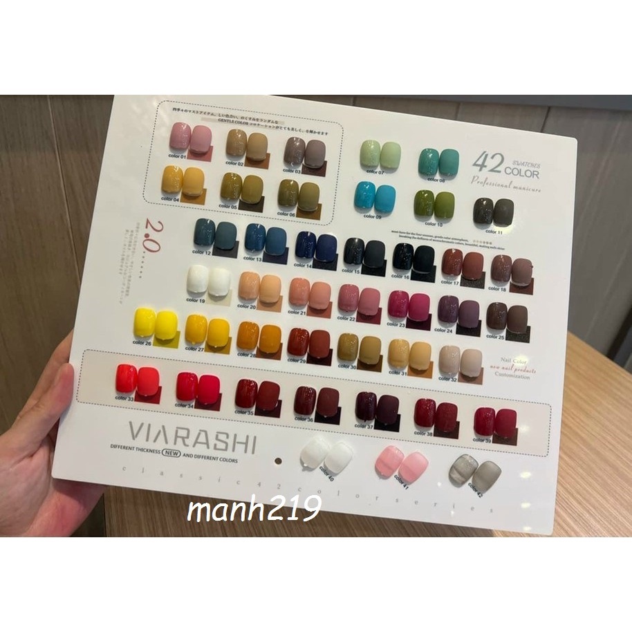 Set sơn gel VIARASHI Nail 42 chai , set sơn gel 2.0  nailmishops