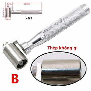 con lăn mí giấy dán tường.inox